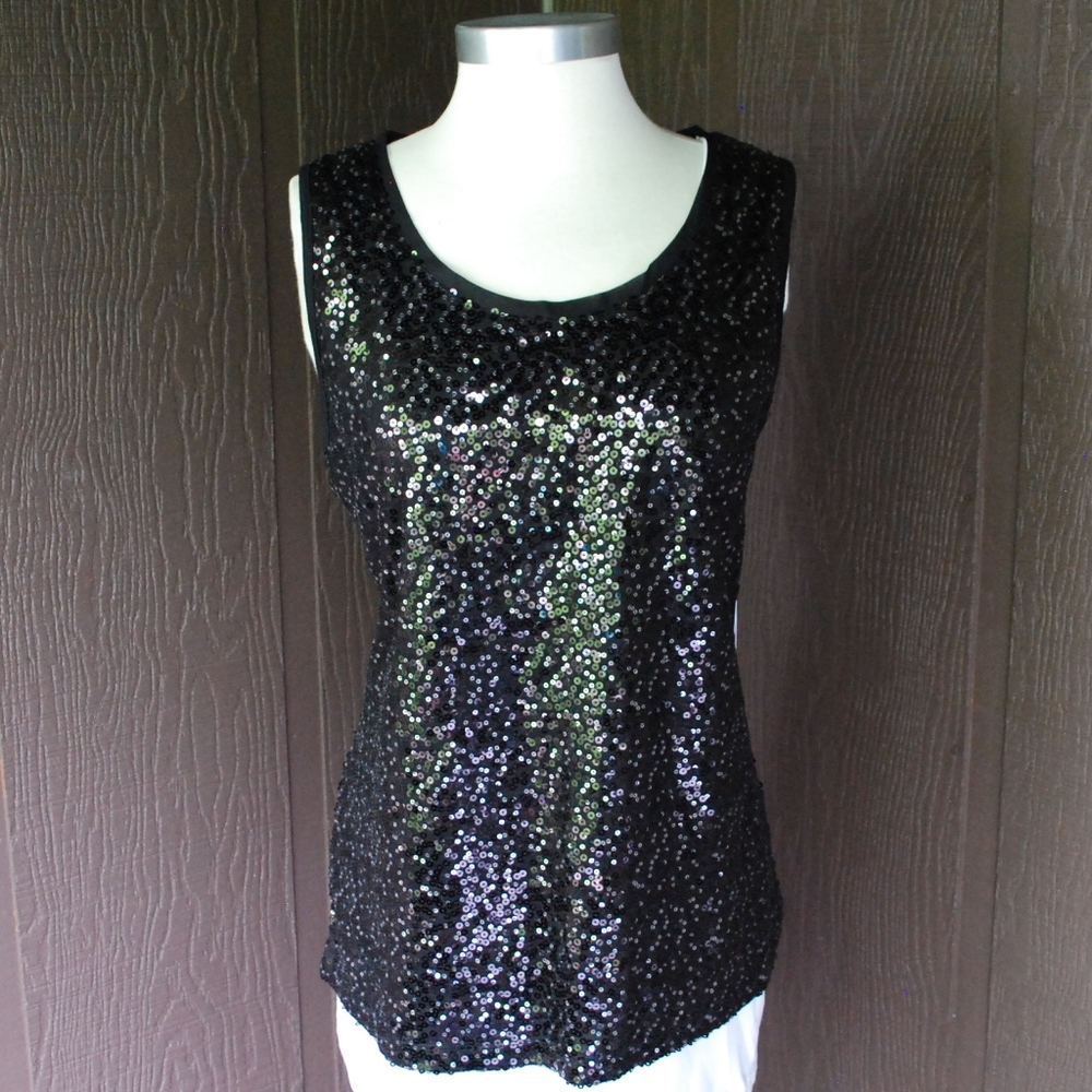 Host pick  Liz Claiborne sequin tank top NWT